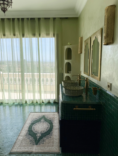 Salle de bain Suite Émeraude Villa Essaouira