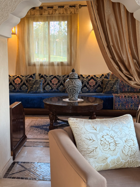 Salon d'accueil Villa l'Orientale Essaouira