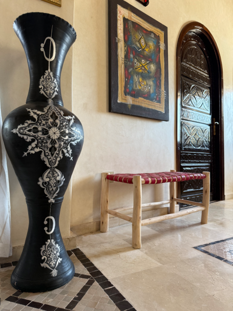 Salon d'accueil Villa l'Orientale Essaouira